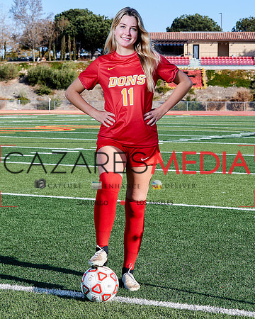 Cathedral Catholic Girls Varisty Soccer Team Media Day