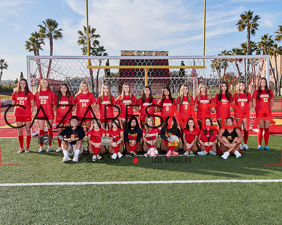 Cathedral Catholic Girls Varisty Soccer Team Media Day