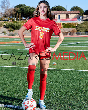 Cathedral Catholic Girls Varisty Soccer Team Media Day