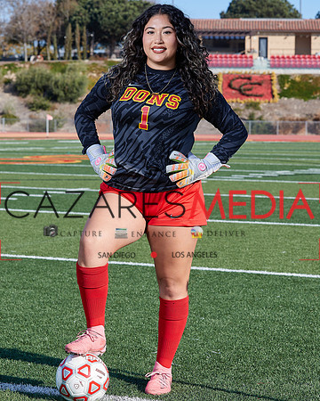Cathedral Catholic Girls Varisty Soccer Team Media Day