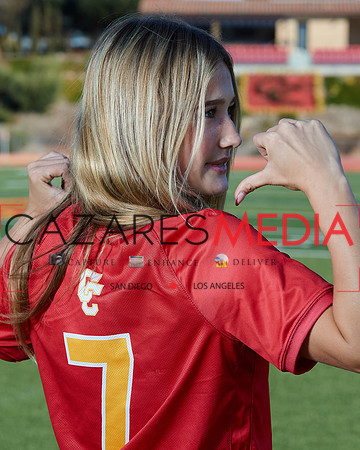Cathedral Catholic Girls Varisty Soccer Team Media Day