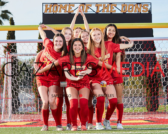 Cathedral Catholic Girls Varisty Soccer Team Media Day