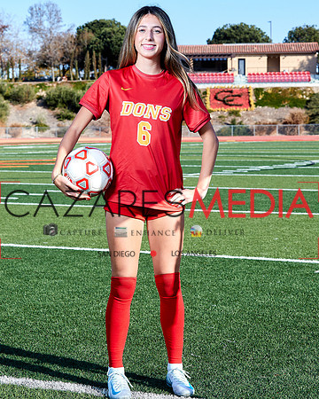 Cathedral Catholic Girls Varisty Soccer Team Media Day