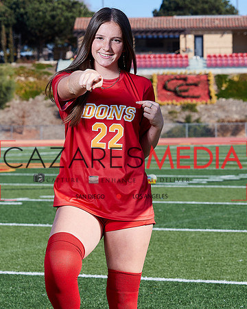 Cathedral Catholic Girls Varisty Soccer Team Media Day
