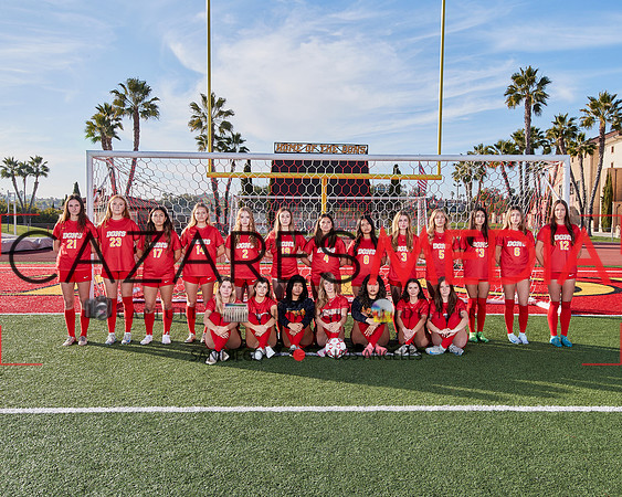 Cathedral Catholic Girls Varisty Soccer Team Media Day