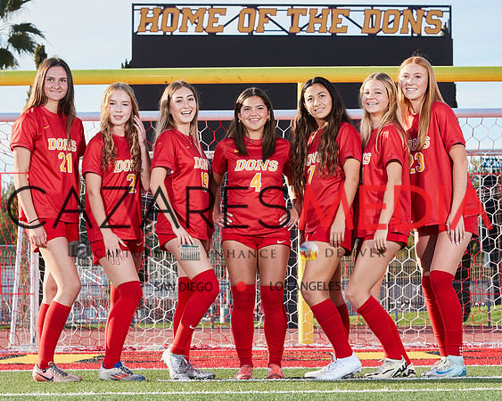 Cathedral Catholic Girls Varisty Soccer Team Media Day