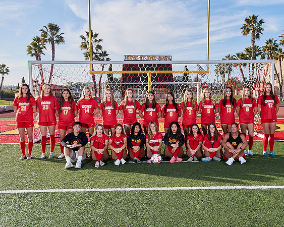 Cathedral Catholic Girls Varisty Soccer Team Media Day