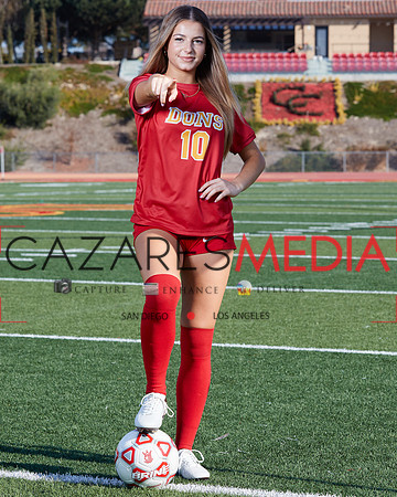 Cathedral Catholic Girls Varisty Soccer Team Media Day