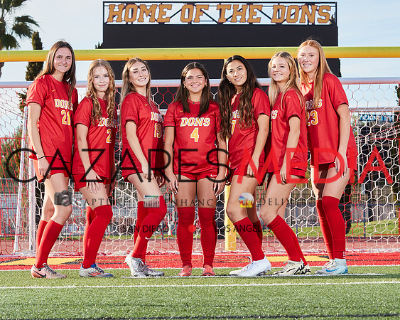 Cathedral Catholic Girls Varisty Soccer Team Media Day