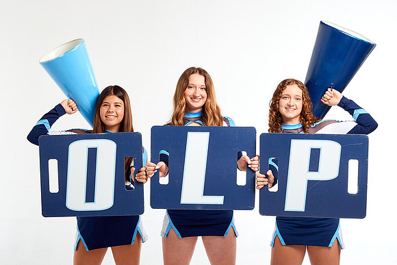 Academy of Our Lady of Peace Varsity Cheer Media Day