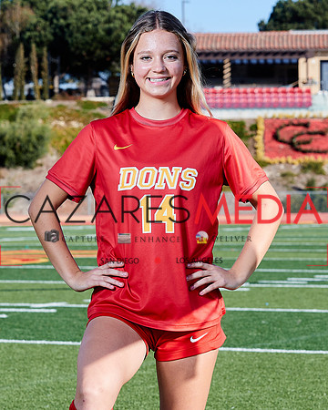 Cathedral Catholic Girls Varisty Soccer Team Media Day