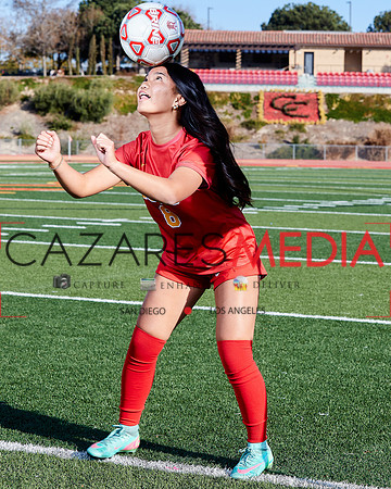 Cathedral Catholic Girls Varisty Soccer Team Media Day