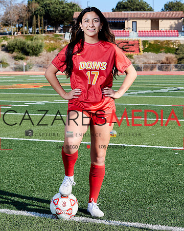Cathedral Catholic Girls Varisty Soccer Team Media Day