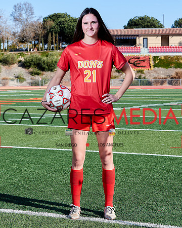 Cathedral Catholic Girls Varisty Soccer Team Media Day