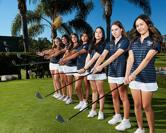 Academy of Our Lady of Peace Golf Team.