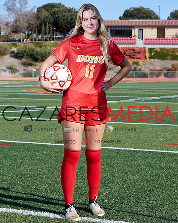 Cathedral Catholic Girls Varisty Soccer Team Media Day