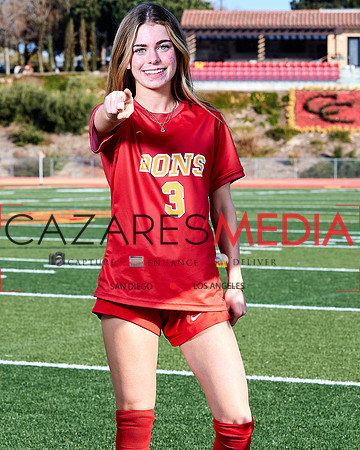 Cathedral Catholic Girls Varisty Soccer Team Media Day