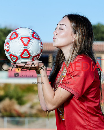 Cathedral Catholic Girls Varisty Soccer Team Media Day