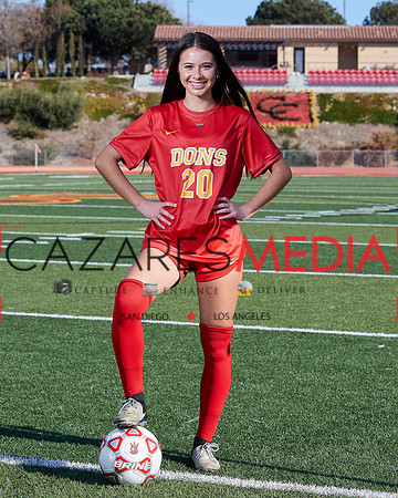 Cathedral Catholic Girls Varisty Soccer Team Media Day