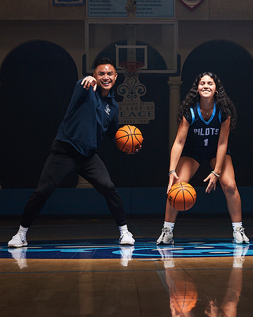 Academy of Our Lady of Peace Varsity Basketball Team Media Day