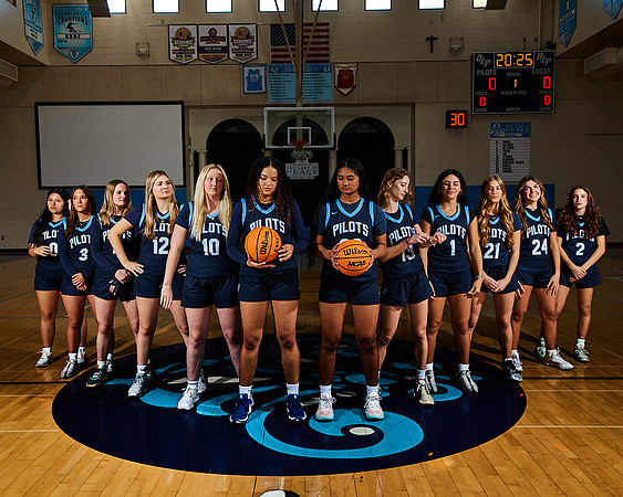 Academy of Our Lady of Peace Varsity Basketball Team Media Day