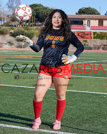 Cathedral Catholic Girls Varisty Soccer Team Media Day