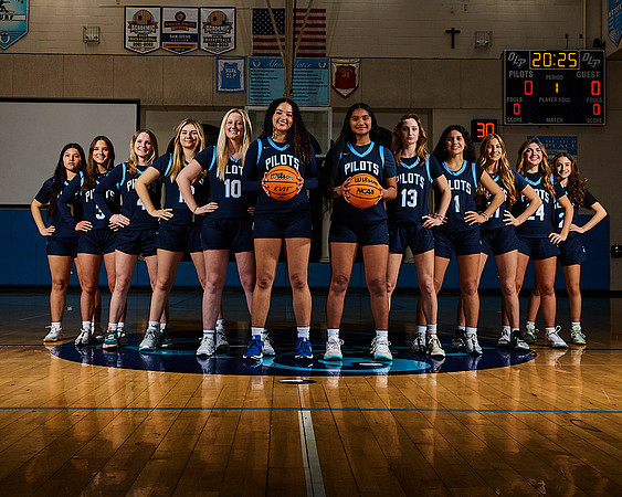 Academy of Our Lady of Peace Varsity Basketball Team Media Day