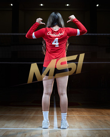 Cathedral Catholic High School Girls Volleyball Team Media Day