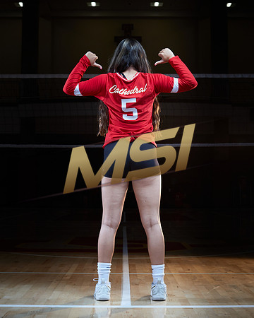 Cathedral Catholic High School Girls Volleyball Team Media Day