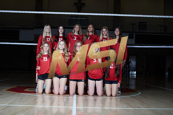 Cathedral Catholic High School Girls Volleyball Team Media Day
