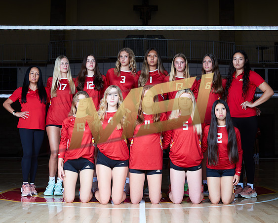 Cathedral Catholic High School Girls Volleyball Team Media Day