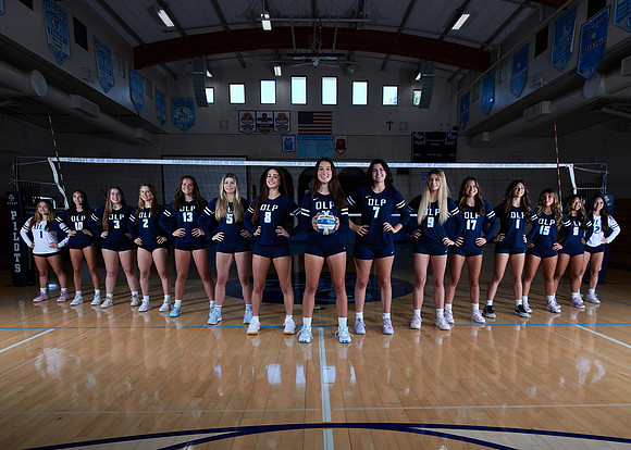 Academy of Our Lady of Peace Girls Varsity Volleyball Team Media Day