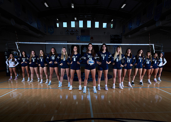 Academy of Our Lady of Peace Girls Varsity Volleyball Team Media Day