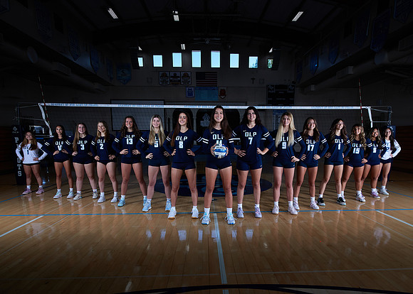 Academy of Our Lady of Peace Girls Varsity Volleyball Team Media Day