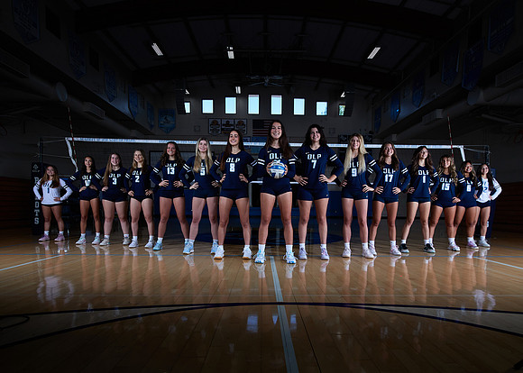 Academy of Our Lady of Peace Girls Varsity Volleyball Team Media Day