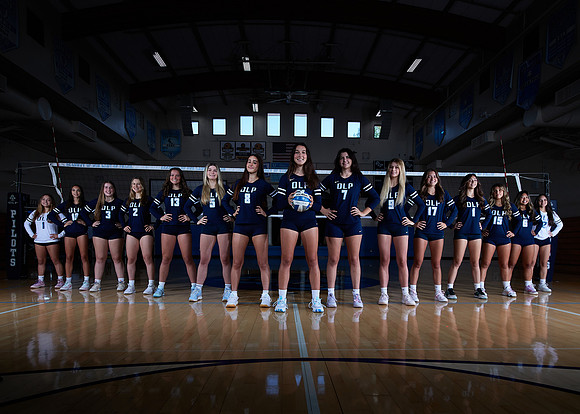 Academy of Our Lady of Peace Girls Varsity Volleyball Team Media Day