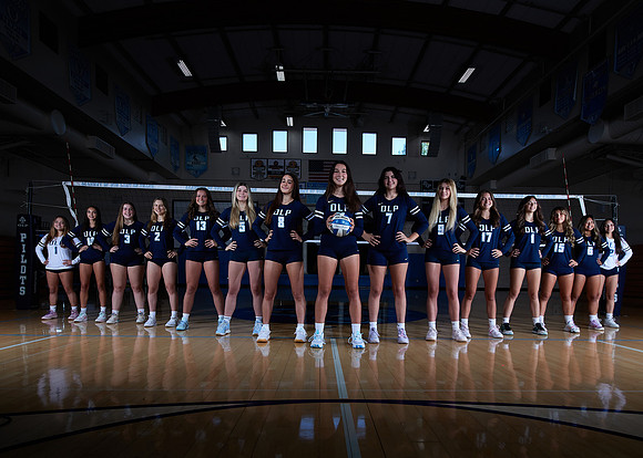 Academy of Our Lady of Peace Girls Varsity Volleyball Team Media Day