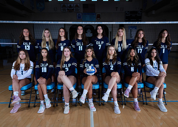 Academy of Our Lady of Peace Girls Varsity Volleyball Team Media Day