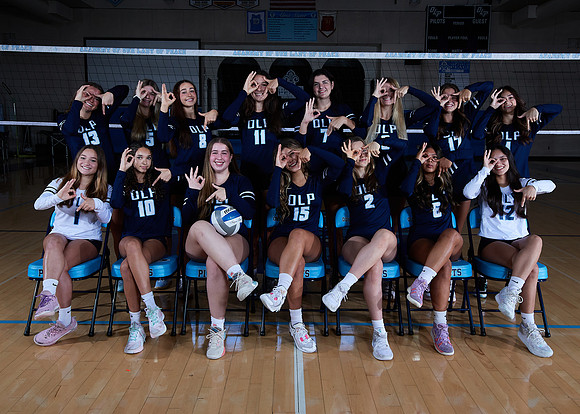 Academy of Our Lady of Peace Girls Varsity Volleyball Team Media Day
