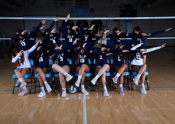 Academy of Our Lady of Peace Girls Varsity Volleyball Team Media Day
