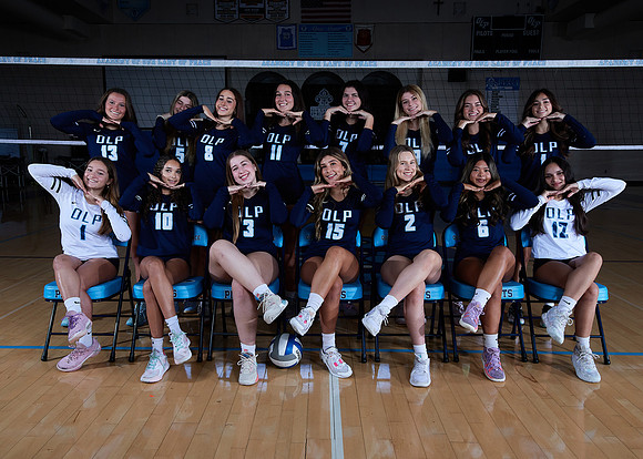 Academy of Our Lady of Peace Girls Varsity Volleyball Team Media Day