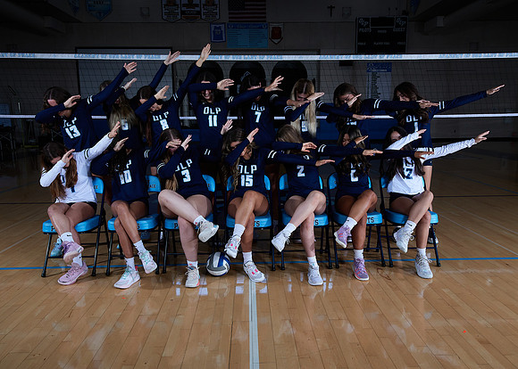 Academy of Our Lady of Peace Girls Varsity Volleyball Team Media Day
