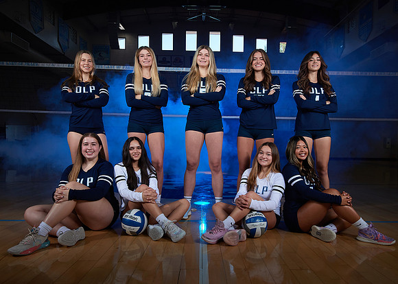 Academy of Our Lady of Peace Girls Varsity Volleyball Team Media Day