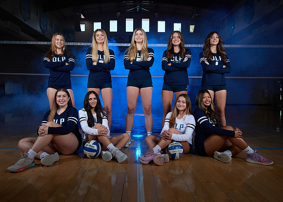 Academy of Our Lady of Peace Girls Varsity Volleyball Team Media Day