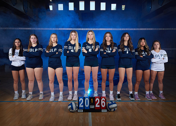 Academy of Our Lady of Peace Girls Varsity Volleyball Team Media Day