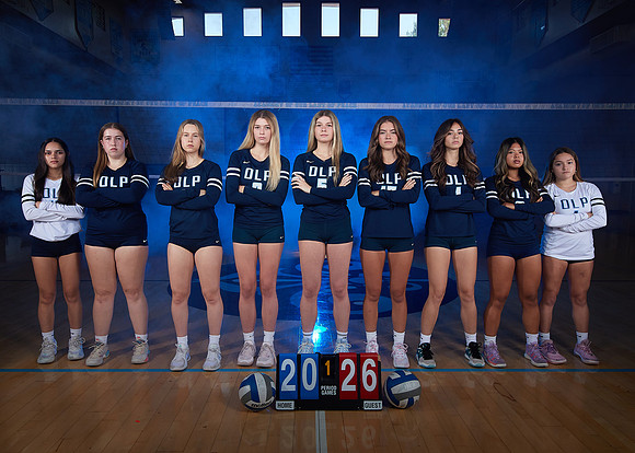 Academy of Our Lady of Peace Girls Varsity Volleyball Team Media Day