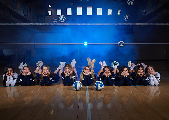 Academy of Our Lady of Peace Girls Varsity Volleyball Team Media Day