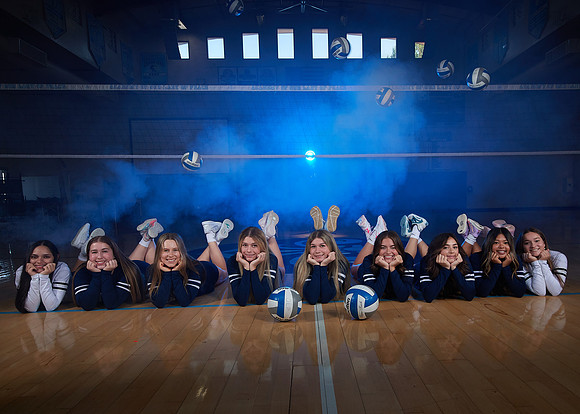Academy of Our Lady of Peace Girls Varsity Volleyball Team Media Day