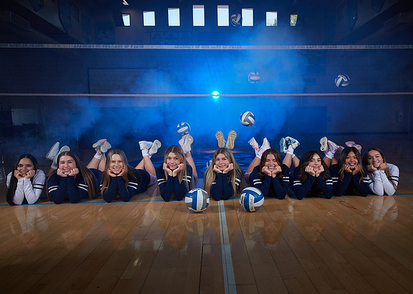 Academy of Our Lady of Peace Girls Varsity Volleyball Team Media Day
