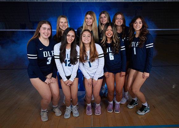 Academy of Our Lady of Peace Girls Varsity Volleyball Team Media Day